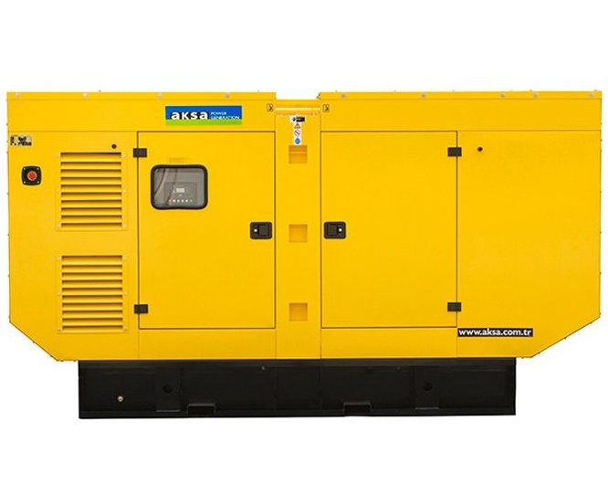 Дизельный генератор Aksa APD-450A в кожухе