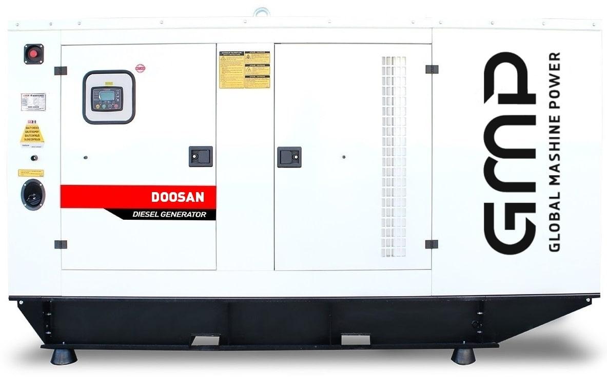 Дизельный генератор Doosan GMP 440DM в кожухе