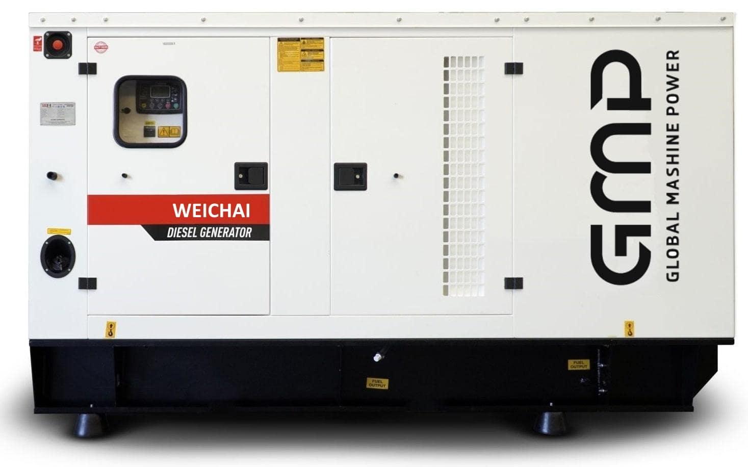 Дизельный генератор Weichai GMP 187WA в кожухе