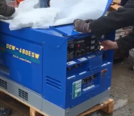 Отгрузка японского сварочного генератор Denyo DCW-480ESW Evo lll Limited Edition