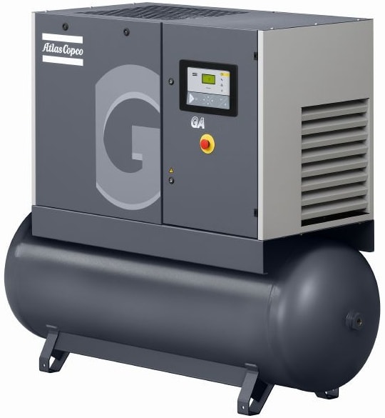 Винтовой компрессор Atlas Copco GA 26 13 с ресивером