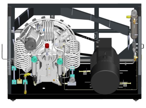 Компрессор для дыхания GMP MCH-C-235/300-1 (ГОСТ Р 53263-2019)