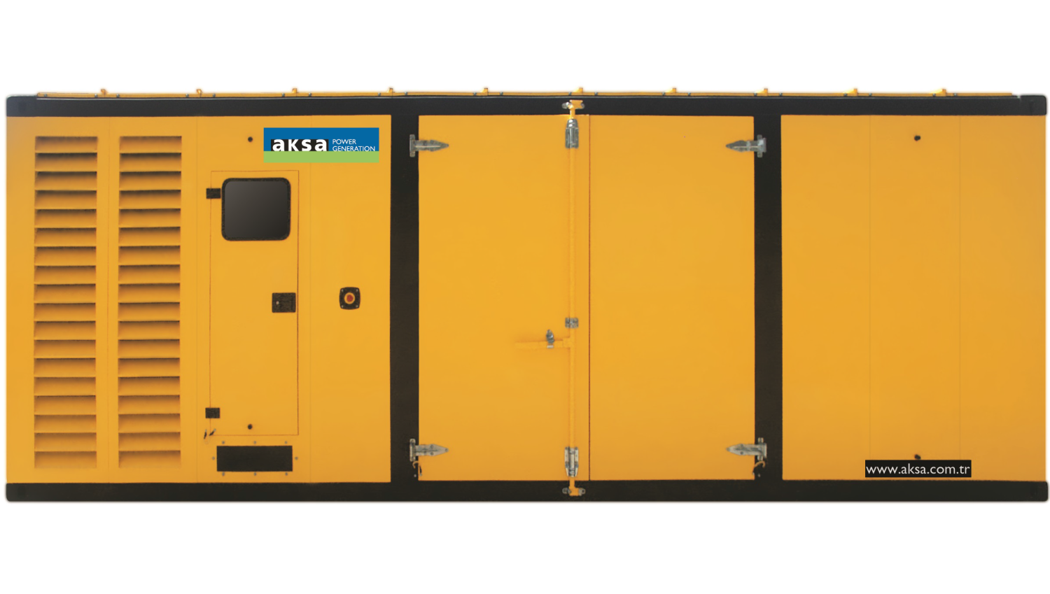 Дизельный генератор Aksa APD-1250P в кожухе с АВР