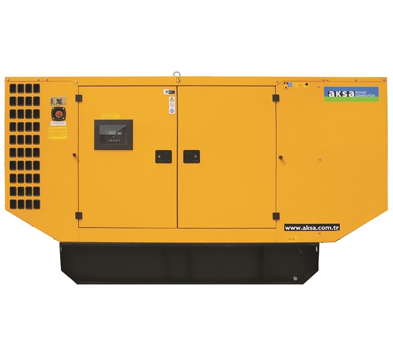 Дизельный генератор Aksa APD-50P в кожухе