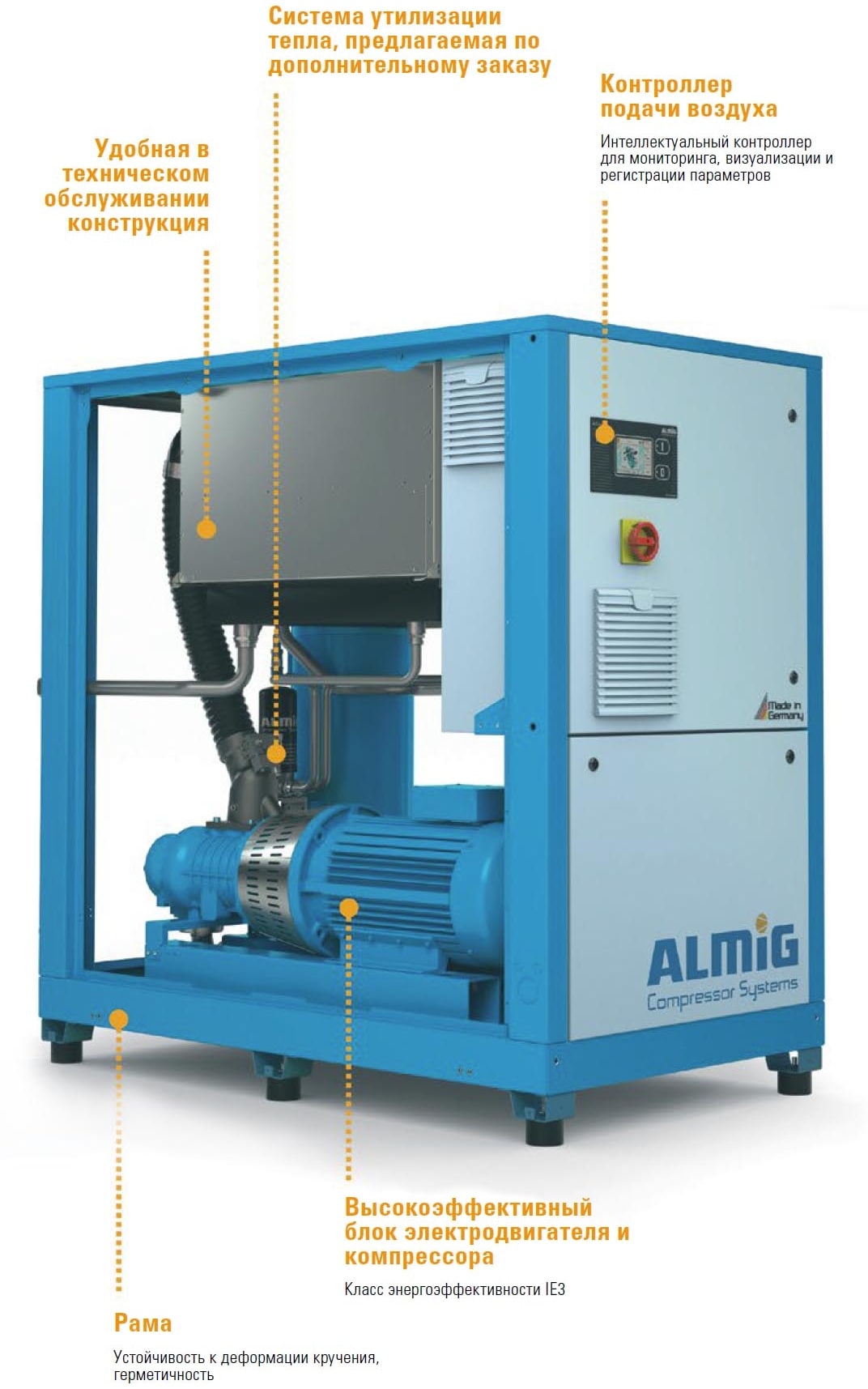 Винтовой компрессор ALMiG V-DRIVE-30 D 8