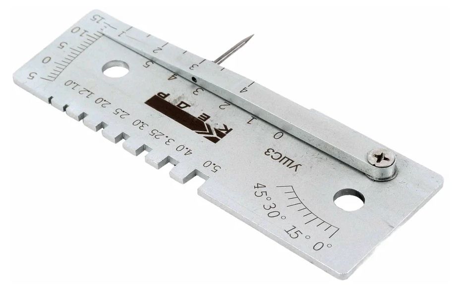 Шаблон сварщика КЕДР УШС-3 с калибровкой