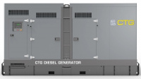 Дизельный генератор CTG 330D в кожухе с АВР