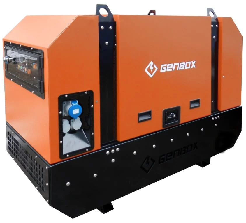 Дизельный генератор GENBOX JD80 в кожухе