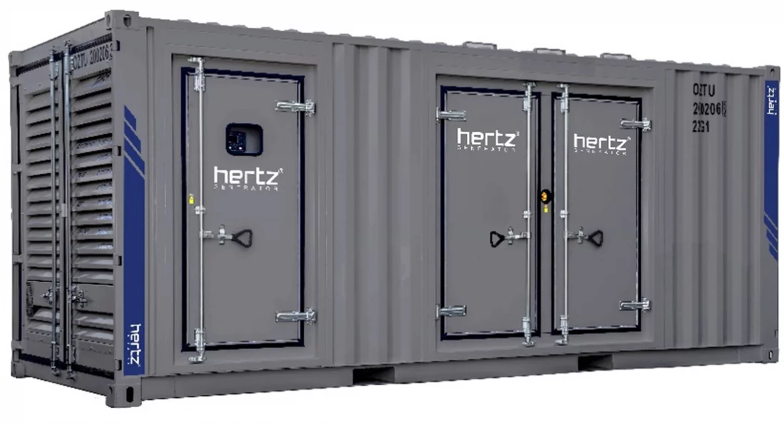 Дизельный генератор Hertz HG 712 BC в кожухе с АВР