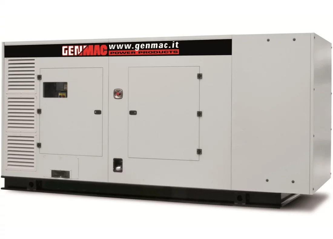 Дизельный генератор Genmac G350IS в кожухе