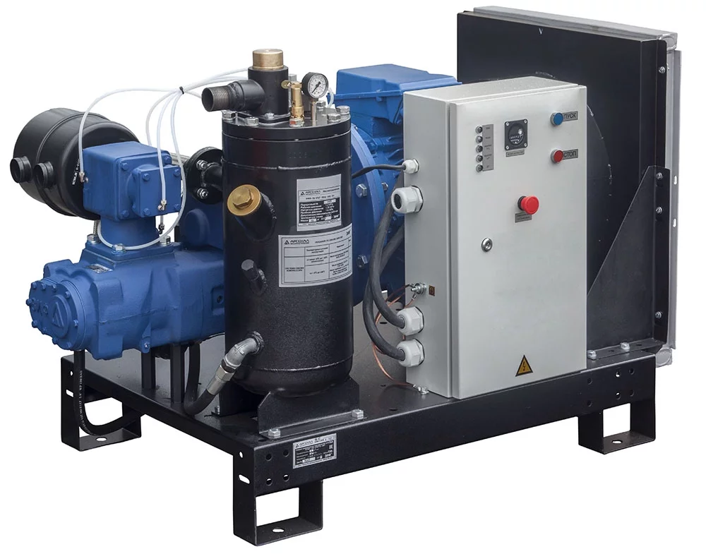Винтовой компрессор ЗИФ СВЭ 10,2/1,0 (на салазках)