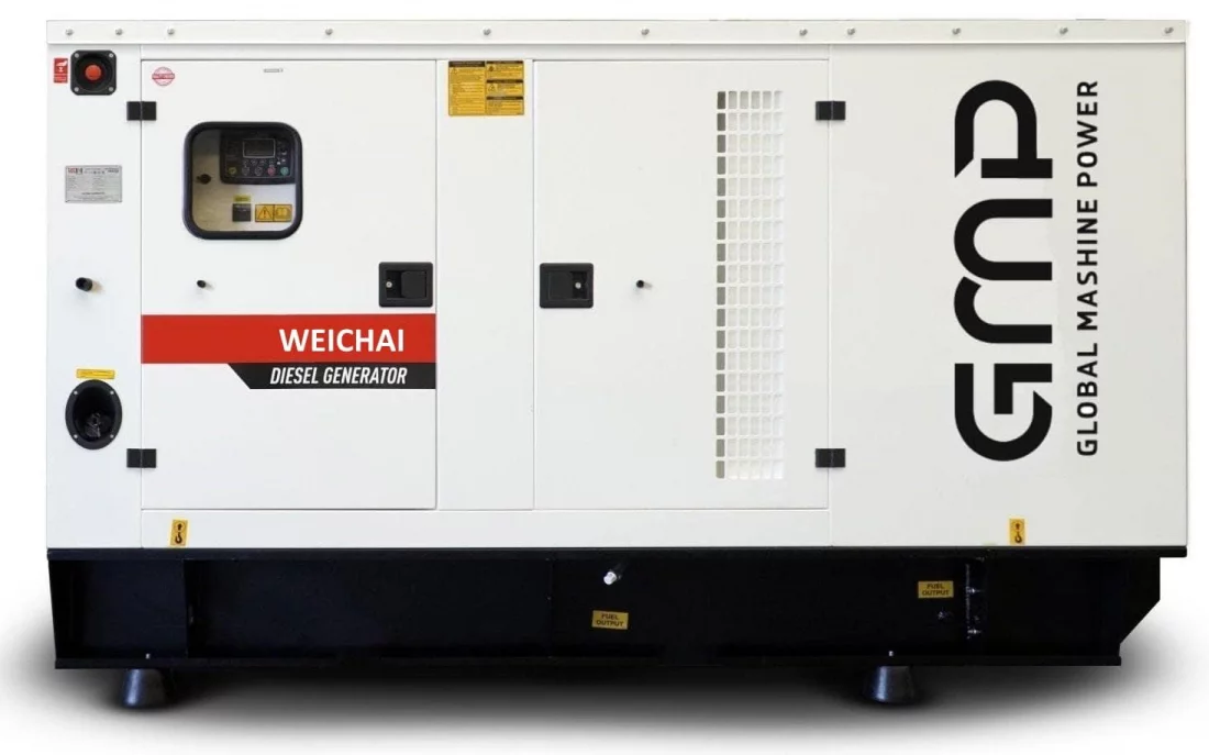 Дизельный генератор Weichai GMP 165WA в кожухе