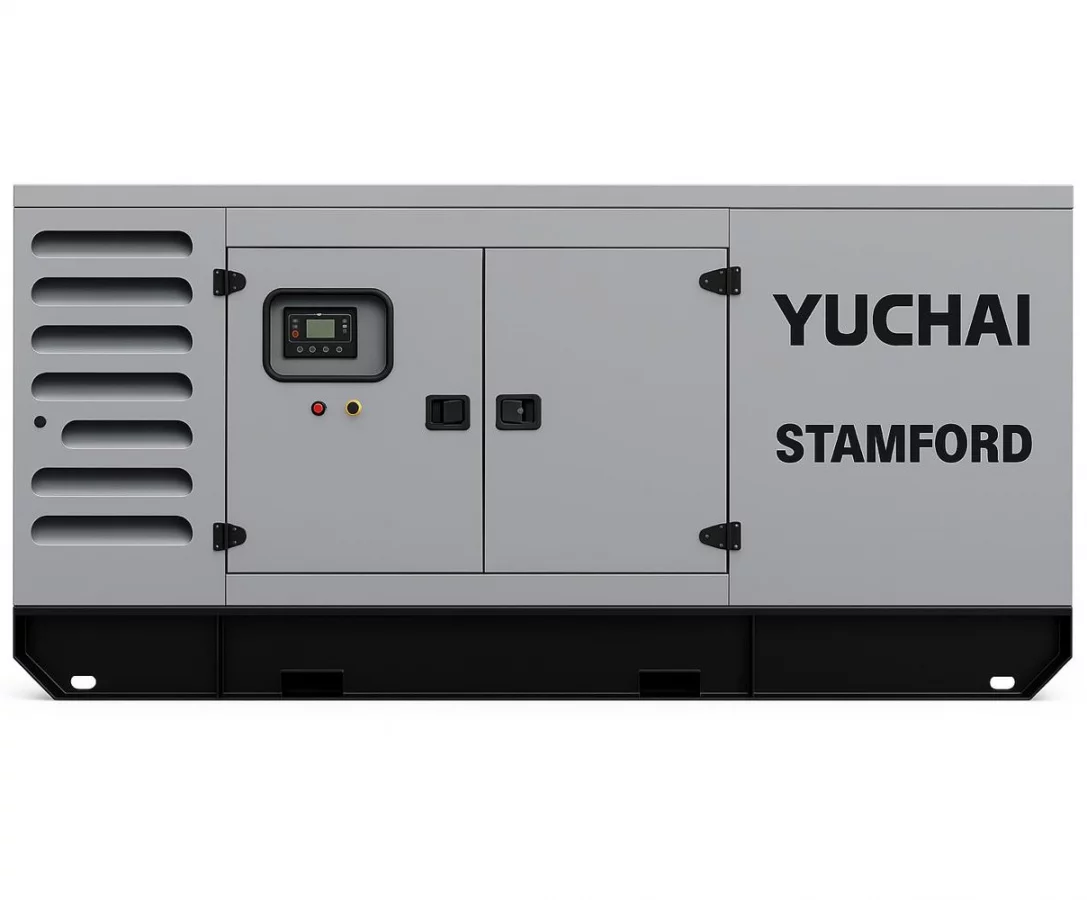 Дизельный генератор Yuchai GMP AY413 в кожухе