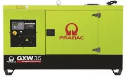 Дизельный генератор Pramac GXW 35 W в кожухе с АВР