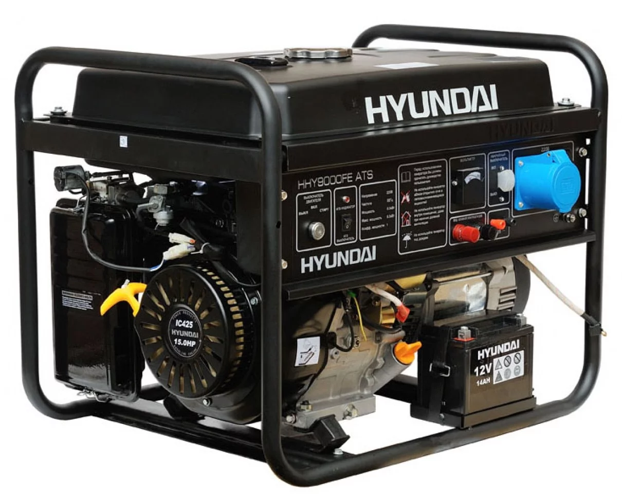 Бензиновый генератор Hyundai HHY 9000FE ATS