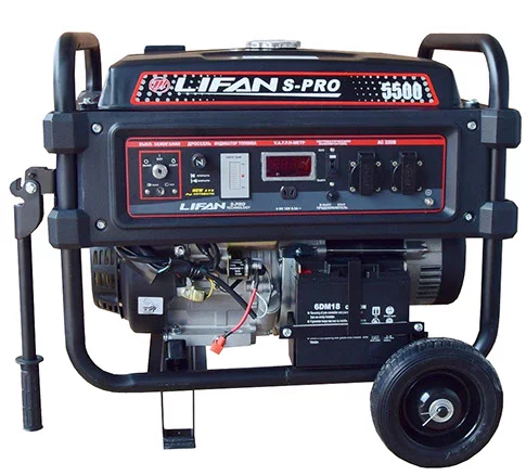 Бензиновый генератор Lifan S-PRO 5500