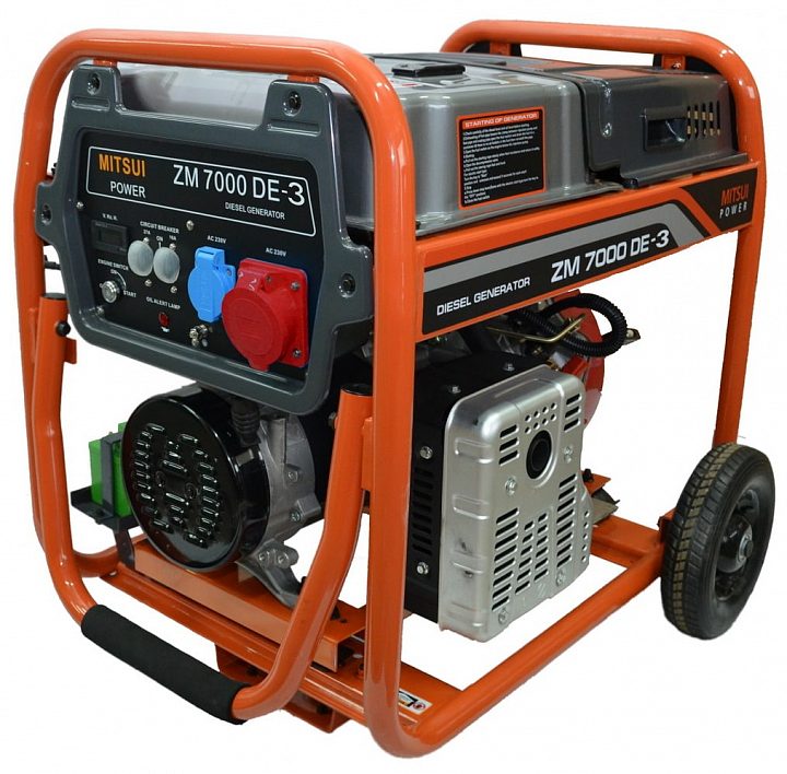 Дизельный генератор Mitsui Power ZM 7000 DE-3 с АВР