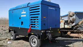 Дизельный компрессор LIUTECH LUY290-23 на шасси — фото 2