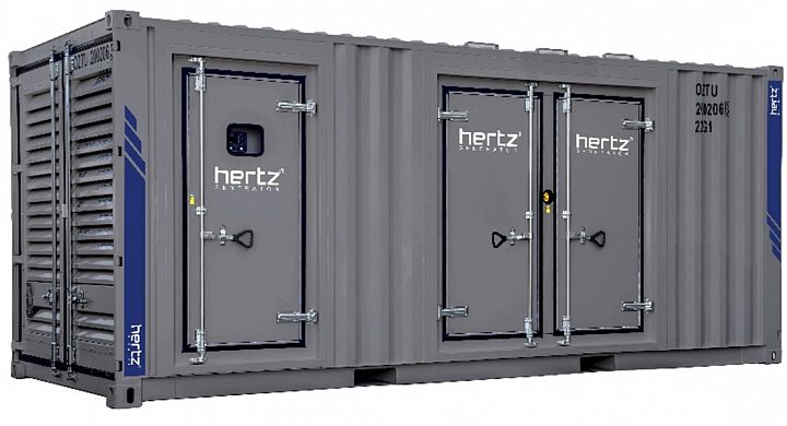 Дизельный генератор Hertz HG 1110 BC в кожухе