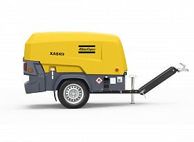 Дизельный компрессор Atlas Copco XAS 58 KD на шасси — фото 3
