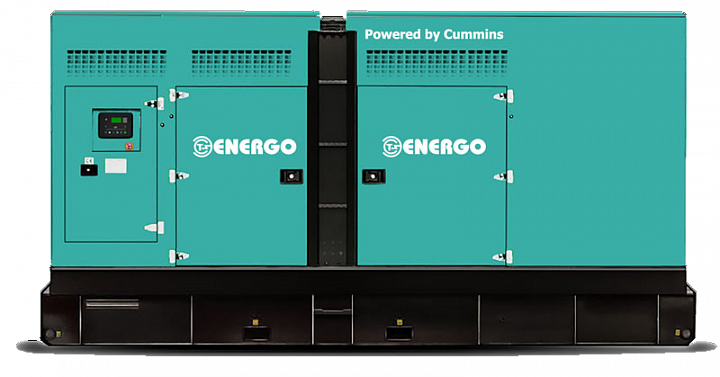 Дизельный генератор Energo AD500-T400C-S в кожухе