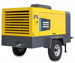 Дизельный компрессор Atlas Copco XAVS 500 на шасси — фото 2