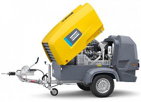 Дизельный компрессор Atlas Copco XAHS 108 на шасси — фото 3
