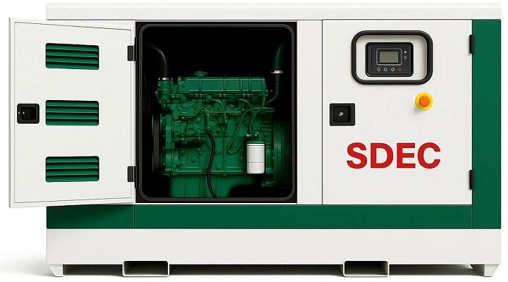 Дизельный генератор SDEC GMP 151SD в кожухе