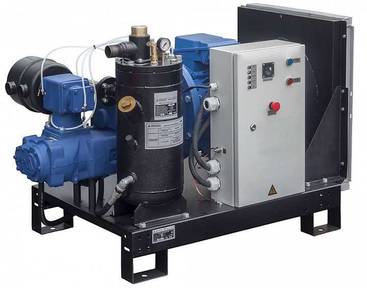 Винтовой компрессор ЗИФ СВЭ 10,2/1,0 (на салазках)