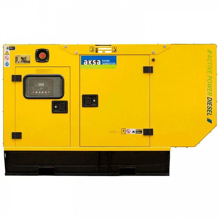 Дизельный генератор Aksa APD-35A в кожухе с АВР