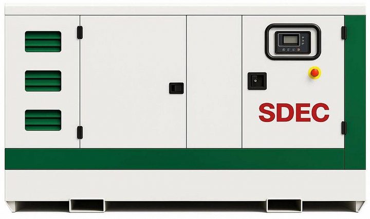 Дизельный генератор SDEC GMP 1238SD в кожухе