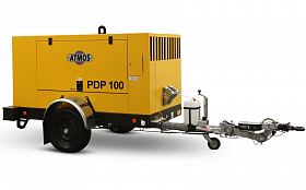 Дизельный компрессор Atmos PDP 100 фикс с тормозом — фото 1